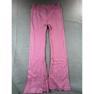 QQQ Leggins Rubben Seamless Workout High Waist Cross Over Sz XL  Pink
